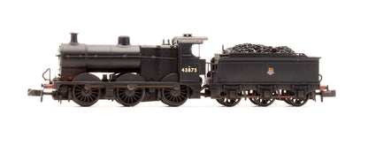 Pre-Owned Midland Class 4F 43875 BR Black Early Emblem Steam Locomotive - DCC Fitted - Custom Weathered