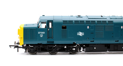 Pre-Owned Class 37/0 37001 BR Blue Diesel Locomotive - DCC Fitted