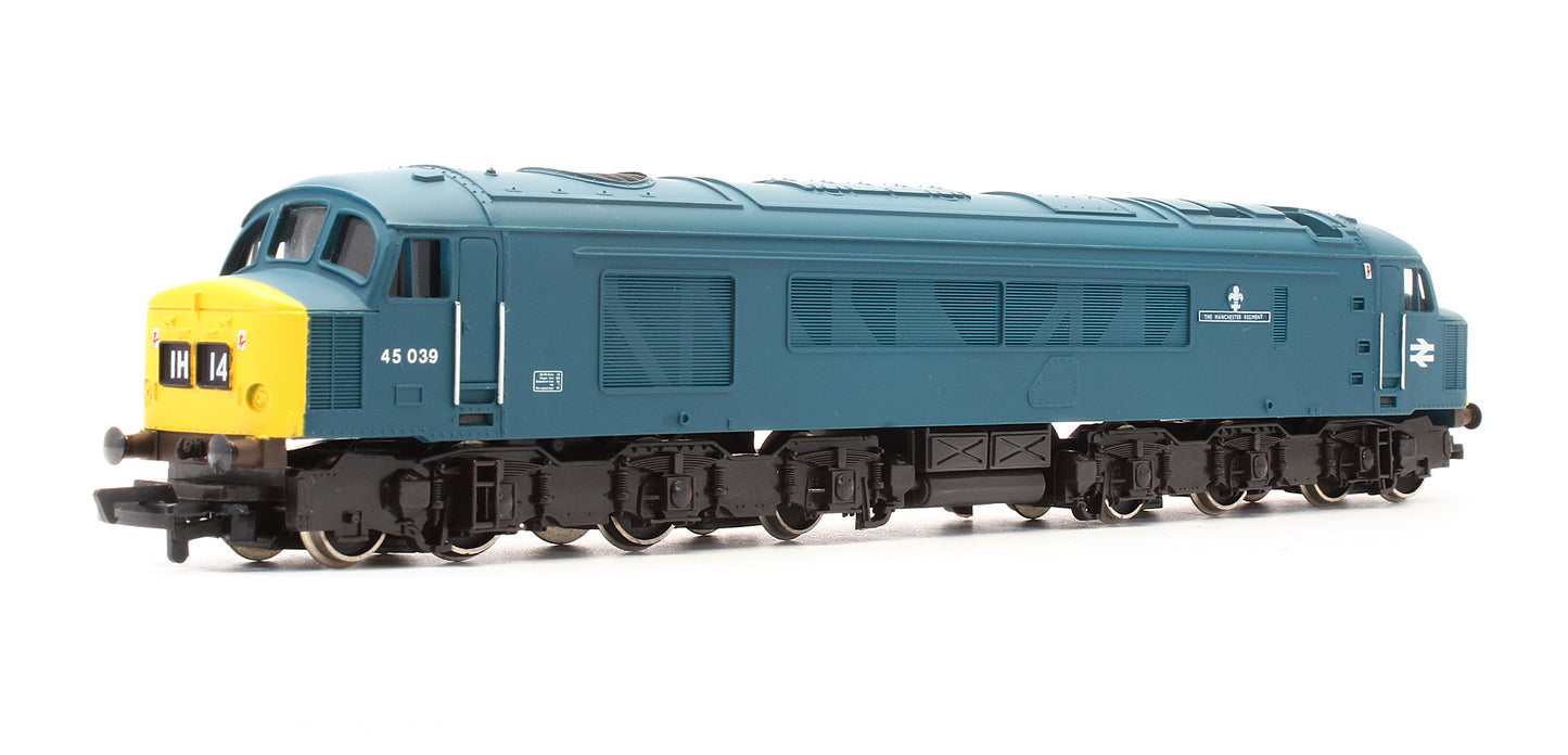 Pre-Owned 37-051 Class 45 45039 'The Manchester Regiment' in BR Blue Diesel Locomotive