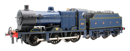 Pre-Owned E5E S&DJR Lined Gloss Blue Class 4f 0-6-0 59 Steam Locomotive