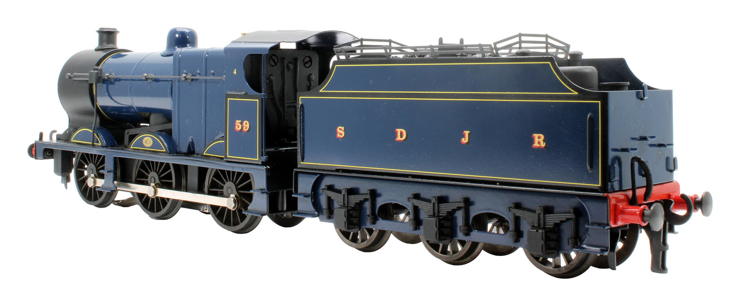 Pre-Owned E5E S&DJR Lined Gloss Blue Class 4f 0-6-0 59 Steam Locomotive