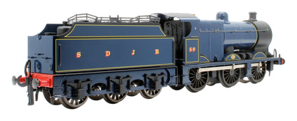 Pre-Owned E5E S&DJR Lined Gloss Blue Class 4f 0-6-0 59 Steam Locomotive