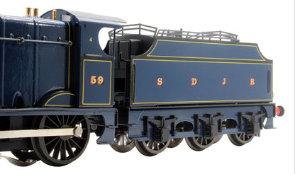 Pre-Owned E5E S&DJR Lined Gloss Blue Class 4f 0-6-0 59 Steam Locomotive