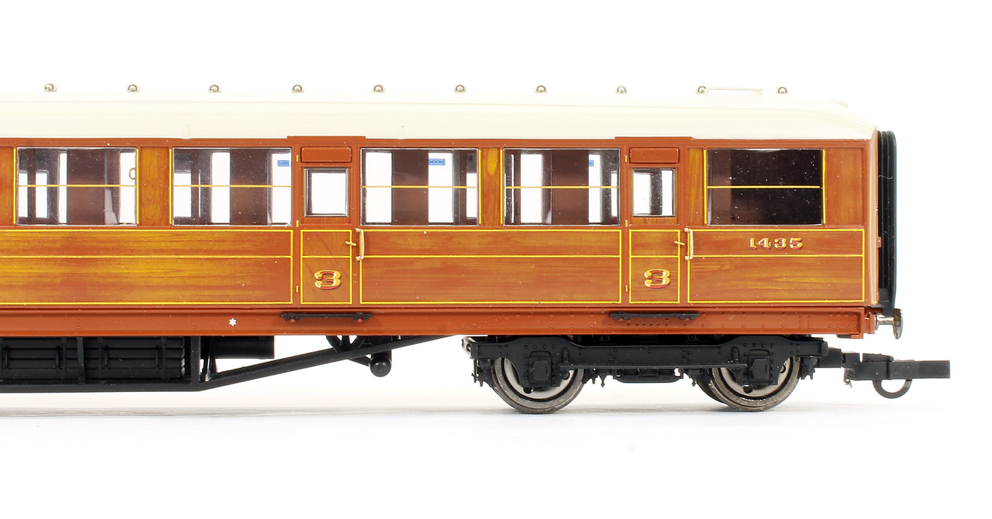 Pre-Owned LNER 61ft 6in Corridor 3rd Class Coach '1435'