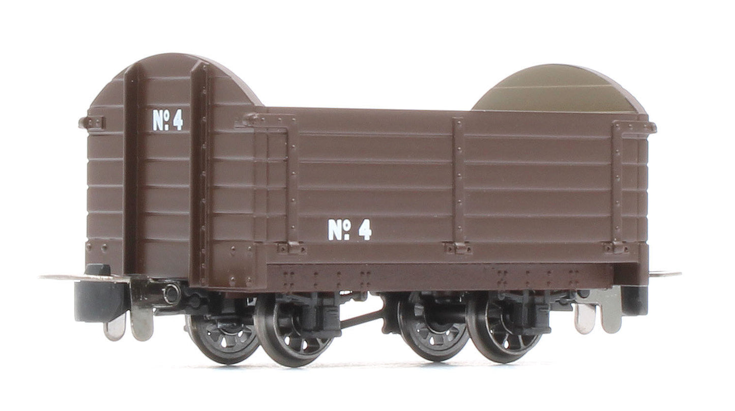 990001 Dropside Open - Plain Brown No.4