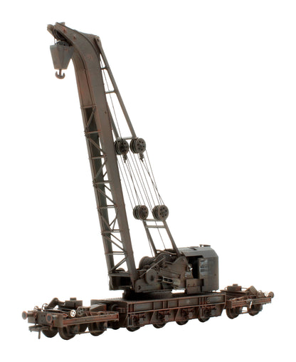 Pre-Owned 38-801 Ransomes & Rapier 45T Steam Breakdown Crane GWR Grey No.16 - Custom Weathered