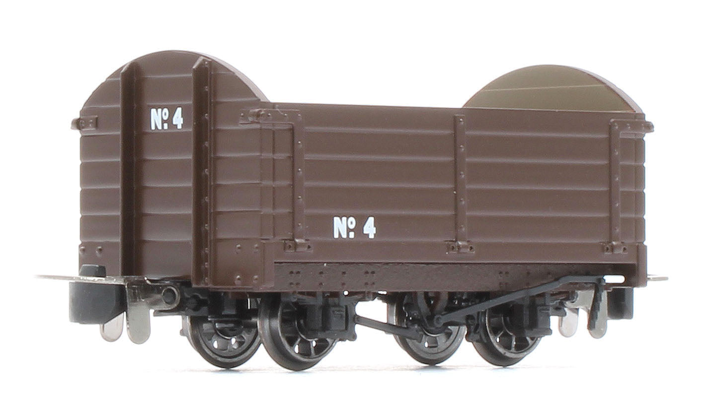 990001 Dropside Open - Plain Brown No.4