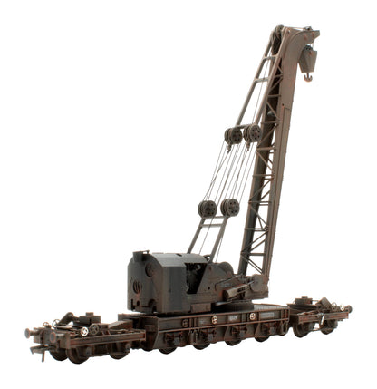 Pre-Owned 38-801 Ransomes & Rapier 45T Steam Breakdown Crane GWR Grey No.16 - Custom Weathered