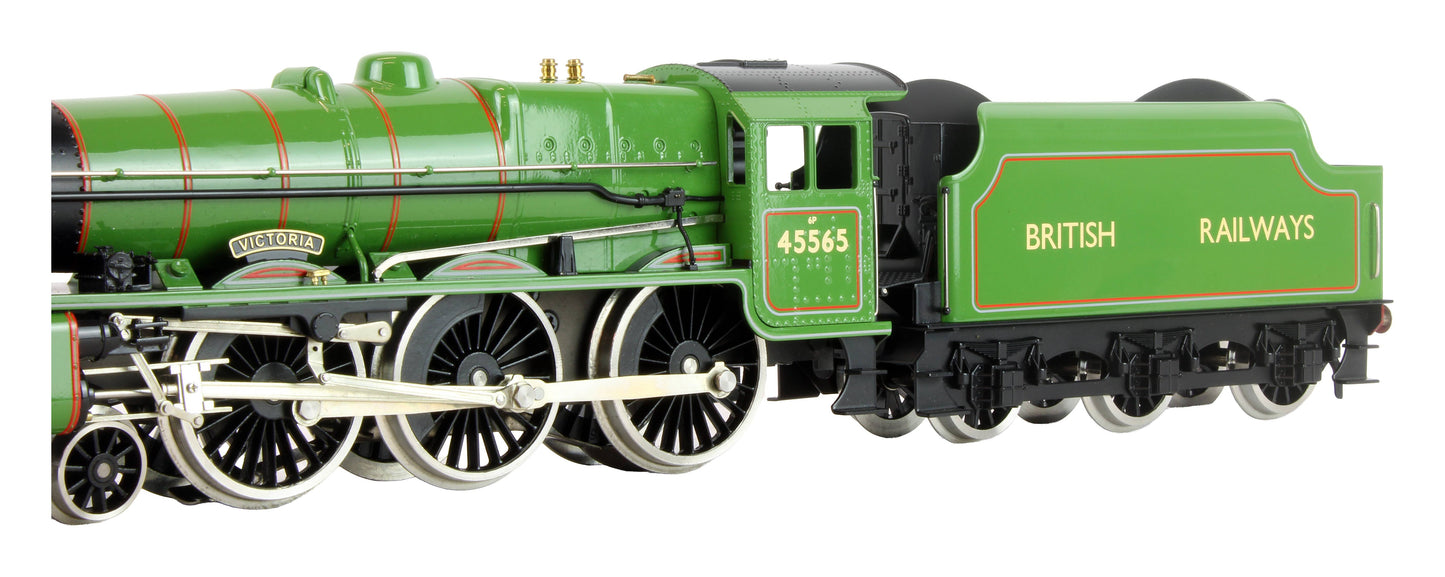 Pre-Owned E18B BR Gloss Apple Green Jubilee Class 4-6-0 'Victoria' 45565 Steam Locomotive