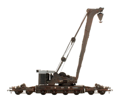 Pre-Owned 38-801 Ransomes & Rapier 45T Steam Breakdown Crane GWR Grey No.16 - Custom Weathered