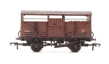 Pre-Owned 37-710B 8 Ton Cattle Wagon BR Bauxite - Early - Custom Weathered