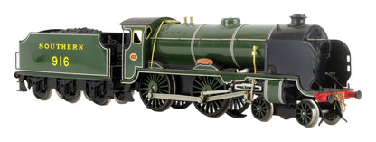 Pre-Owned E10 Maunsell Lined Olive Green Schools Class 4-4-0 916 'Whitgift' Steam Locomotive