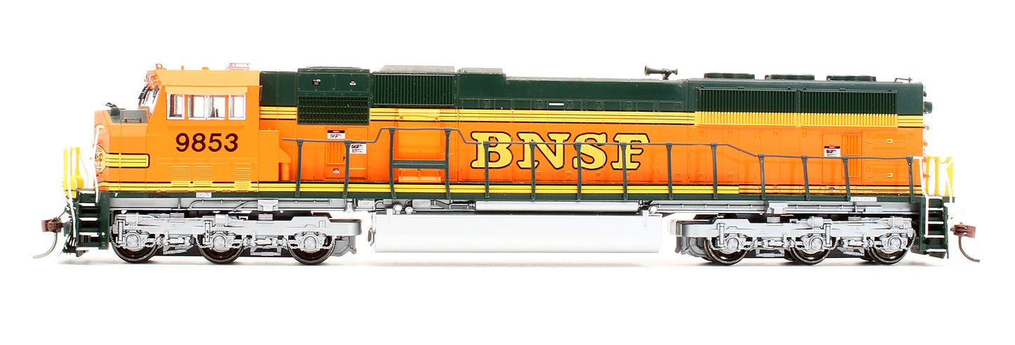 Pre-Owned EMD SD70MAC Cab Headlight BNSF Heritage II Diesel Locomotive - Road #9853