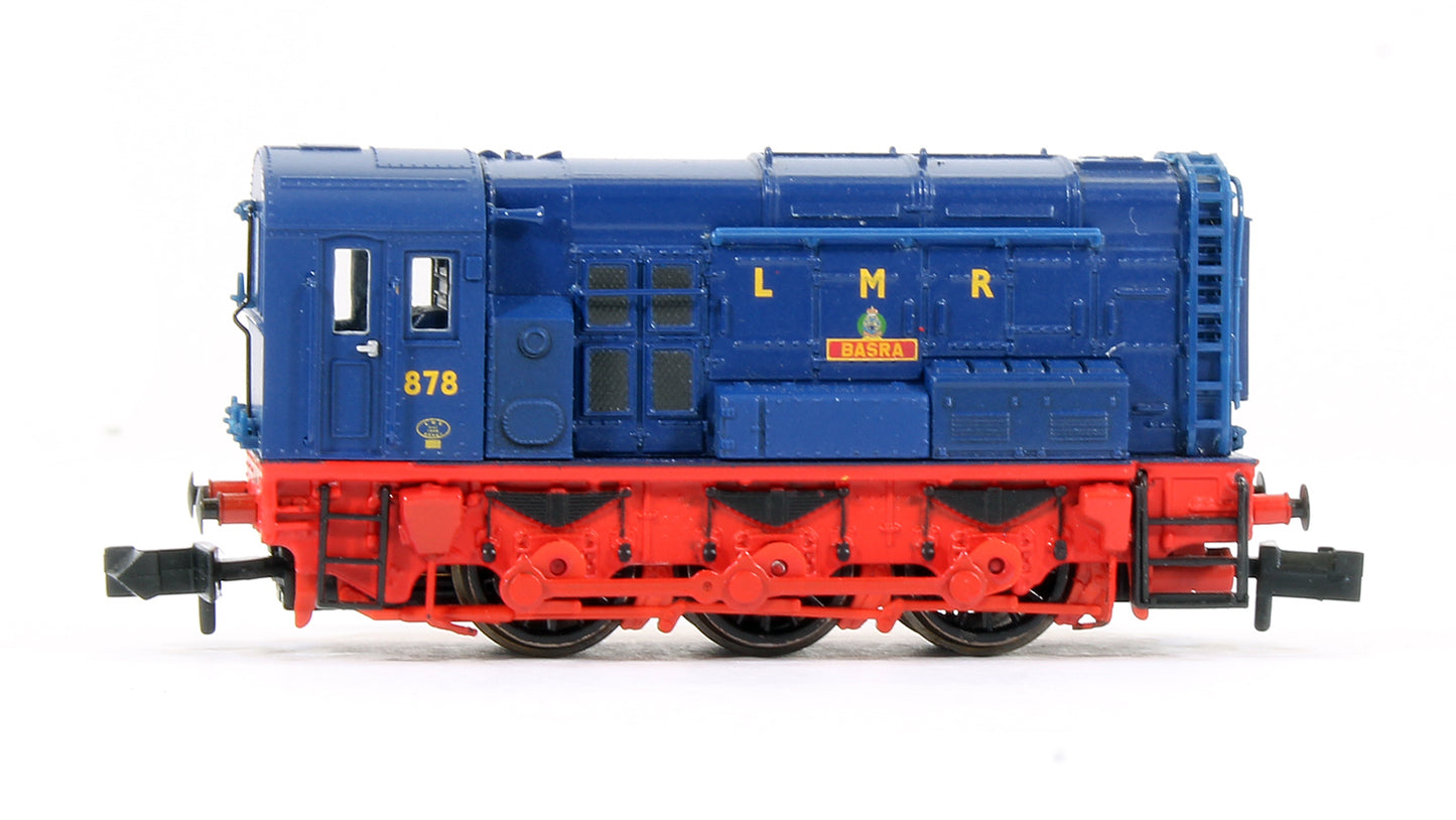 Pre-Owned Class 08 878 'Basra' Longmoor Military Railway Diesel Shunter Locomotive (Limited Edition)