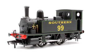 LSWR Class B4 0-4-0T Southern Black lined 99 - Steam Tank Locomotive - DCC Fitted