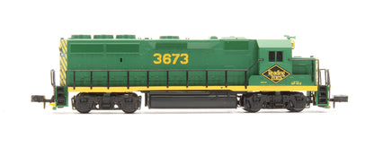 Pre-Owned GP40-2 Diesel Locomotive Reading - Road #3673