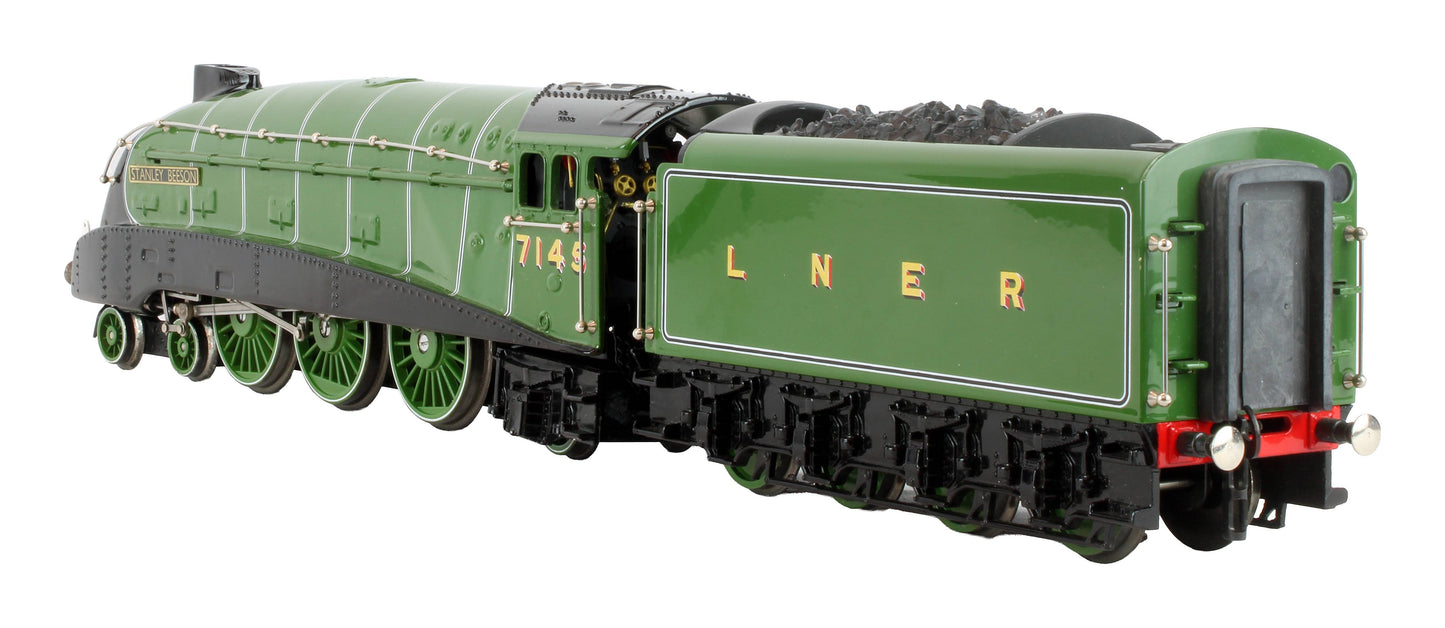 Pre-Owned E4 LNER Apple Green Class A4 4-6-2 'Stanley Beeson' 7145 Steam Locomotive