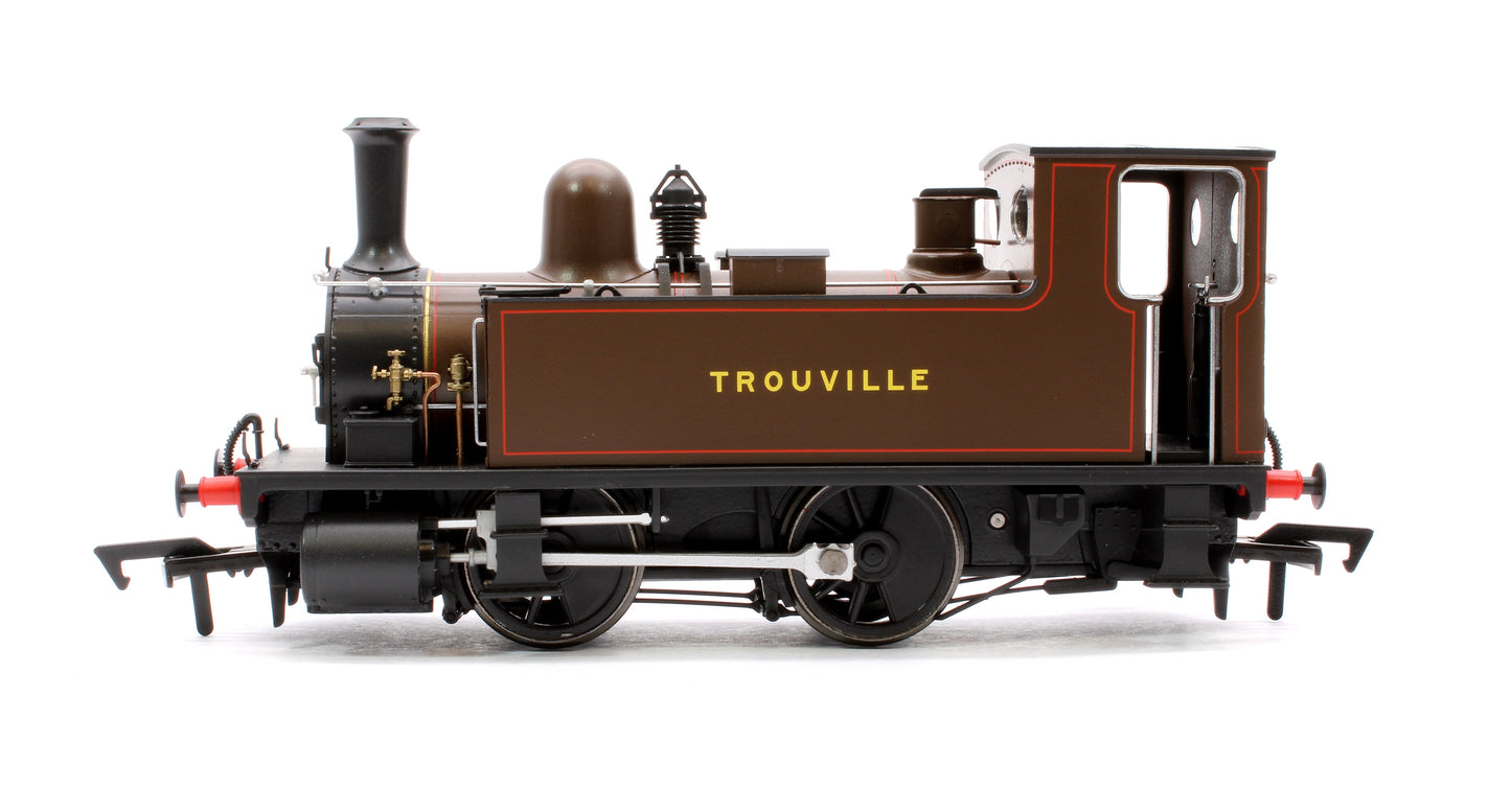 Pre-Owned 4S-018-014 LSWR Class B4 0-4-0T Trouville Brown 89 - Steam Tank Locomotive