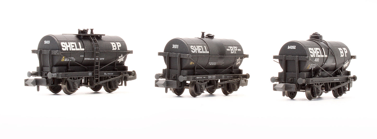 Pre-Owned 373-650Z 'Shell-BP' Set Of 3 Tank Wagons - Exclusive Edition