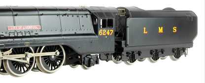 Pre-Owned E/12C1 LMS Unlined Satin Black Princess Coronation Class 4-6-2 'City Of Liverpool' 6247 Steam Locomotive