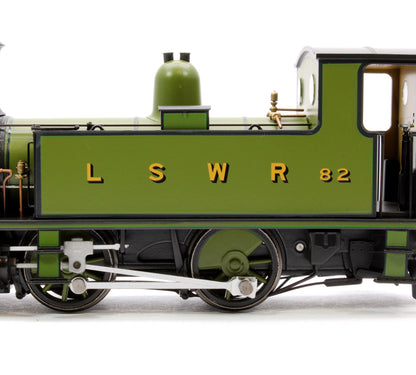 LSWR Class B4 0-4-0T LSWR Dark Green 82 - Steam Tank Locomotive