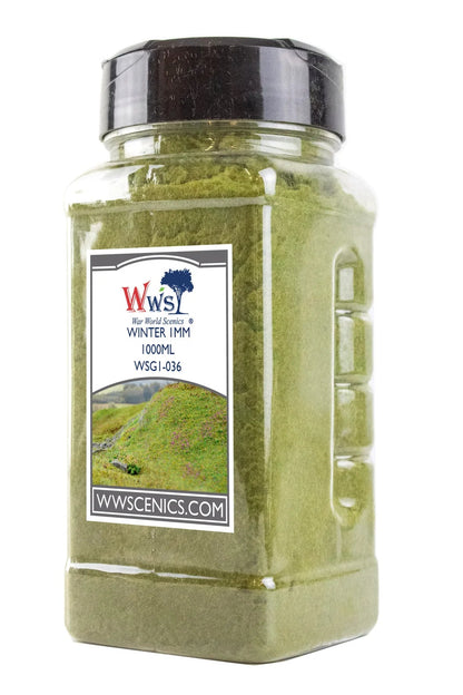 1mm Winter Static Grass - 1000g