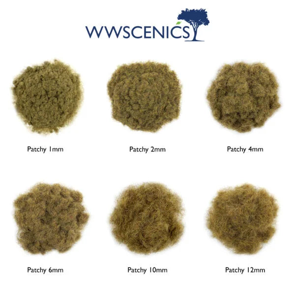 WWS 2mm Patchy Static Grass Refill - 100g