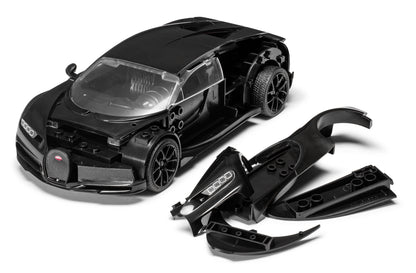 QUICKBUILD Bugatti Chiron - Black Model Kit