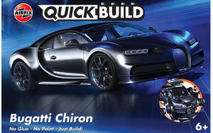 QUICKBUILD Bugatti Chiron - Black Model Kit