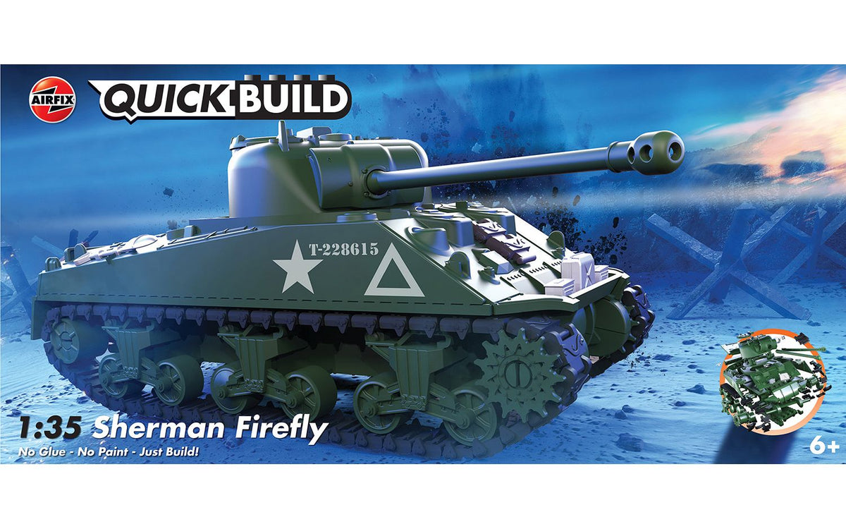 QUICKBUILD Sherman Firefly Model Kit – Rails of Sheffield