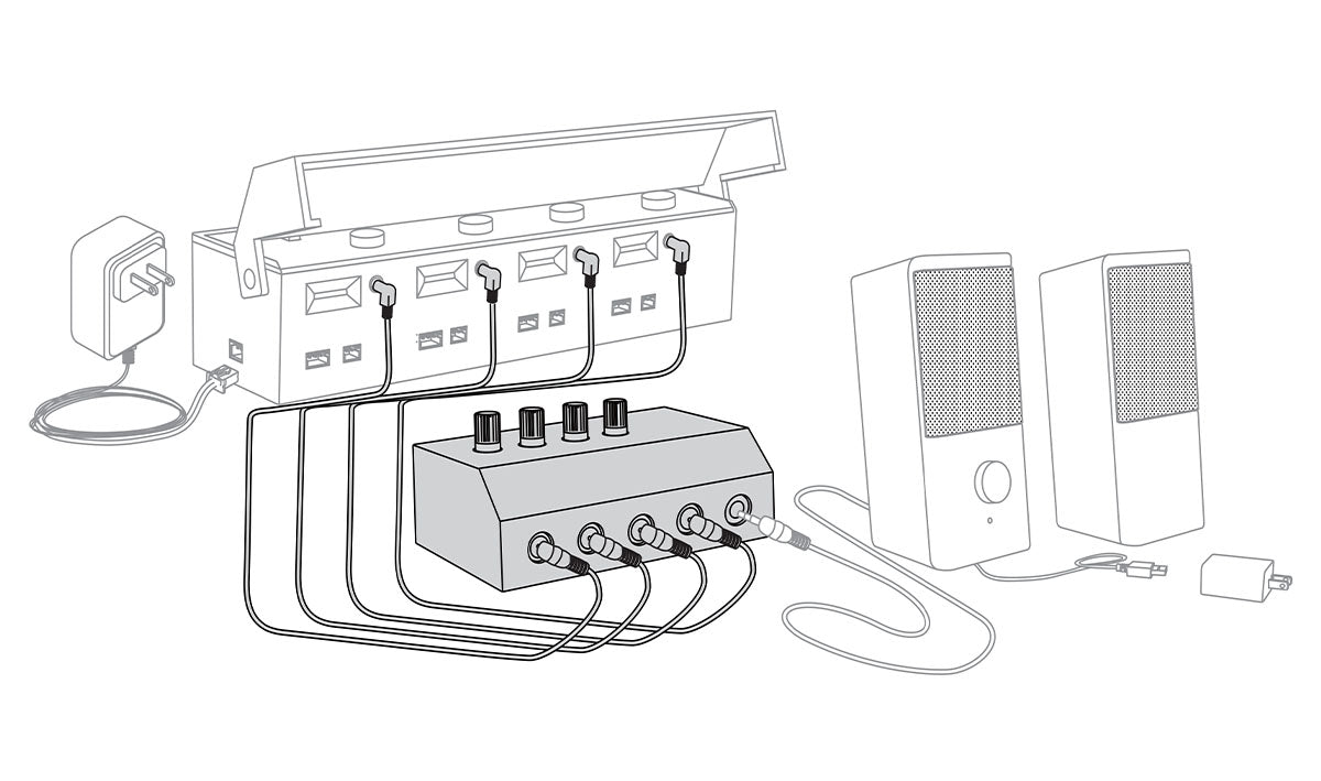 WJS6963 Room Speaker Mixer