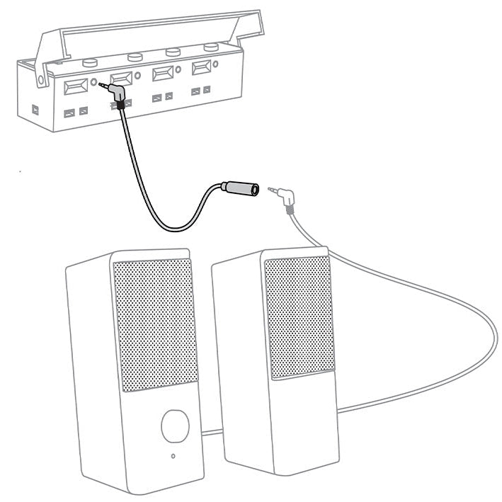 WJS6978 Stereo Plug Extension Cable