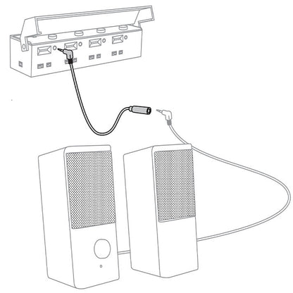WJS6978 Stereo Plug Extension Cable