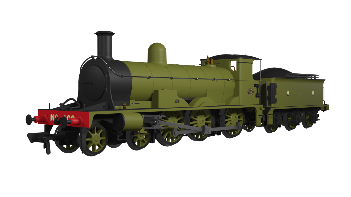 Highland Railways Jones Goods 4-6-0 Steam Locomotive No.109, HR Drummond Green II