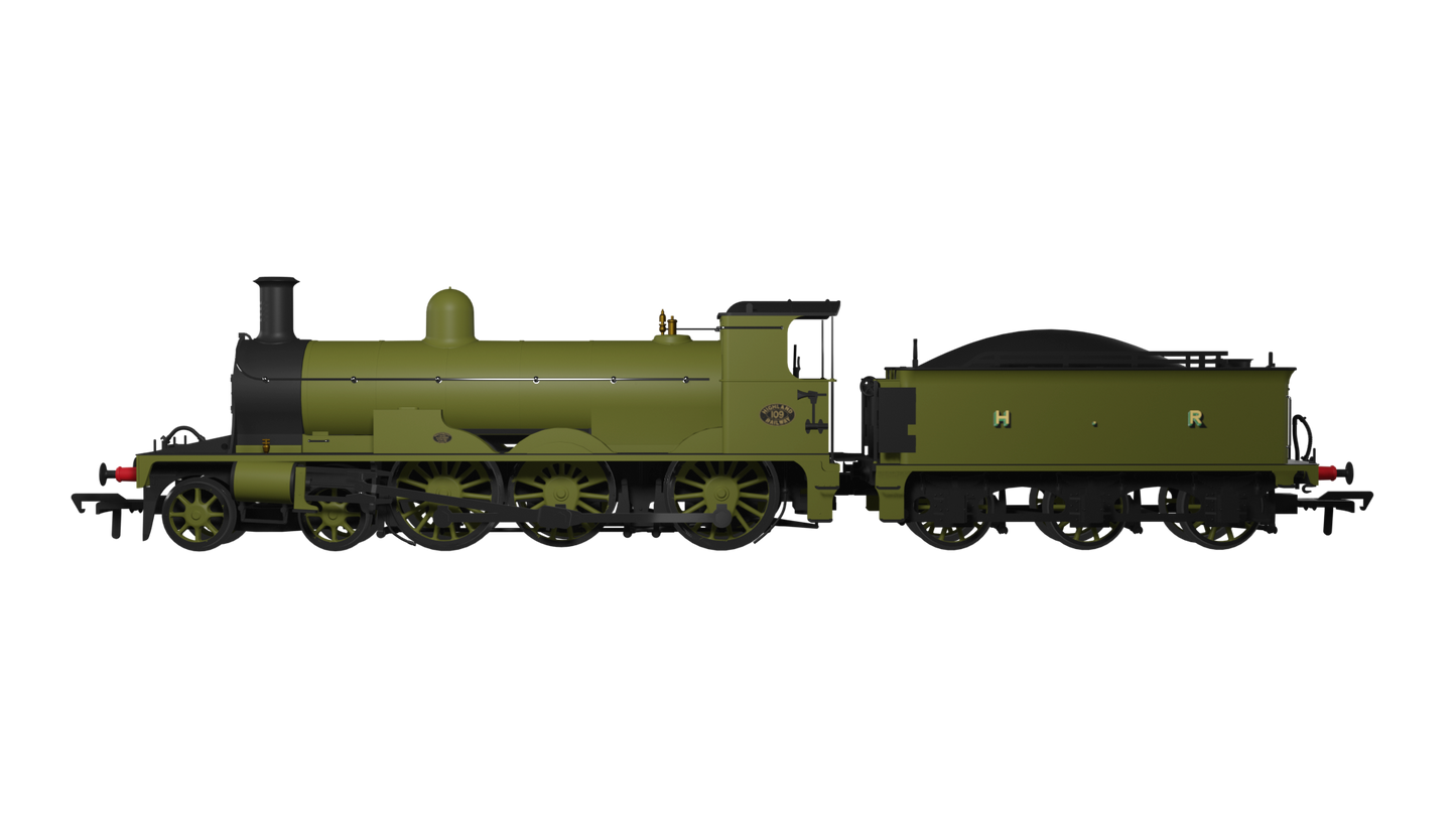 Highland Railways Jones Goods 4-6-0 Steam Locomotive No.109, HR Drummond Green II