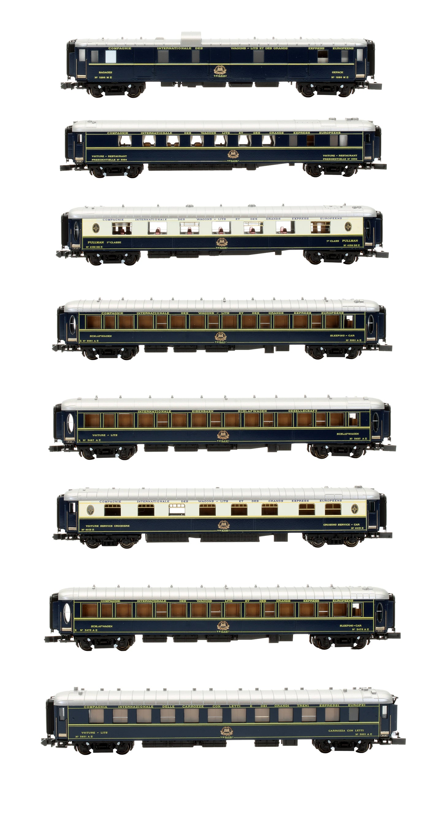 Pre-Owned 10-1230 & 10-1231 Orient Express '88 Paris Hong Kong'