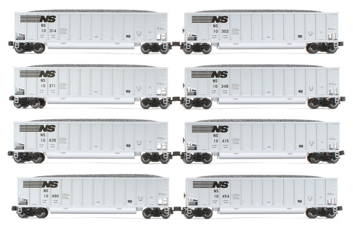 106-4634 Bethgon Coalporter Wagon Set (8) Norfolk Southern