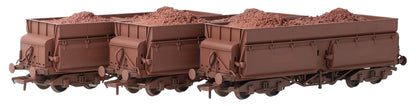 KRM-CON-OO-3I-W Set of 3 Consett Iron Ore Wagons - Pack I (With Load) - Weathered
