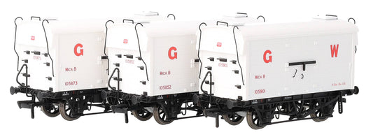 KRM-MICA-OO-A GWR ‘Mica B’ Refrigerated Meat Van - SVR Preserved Wagons - Pack of 3