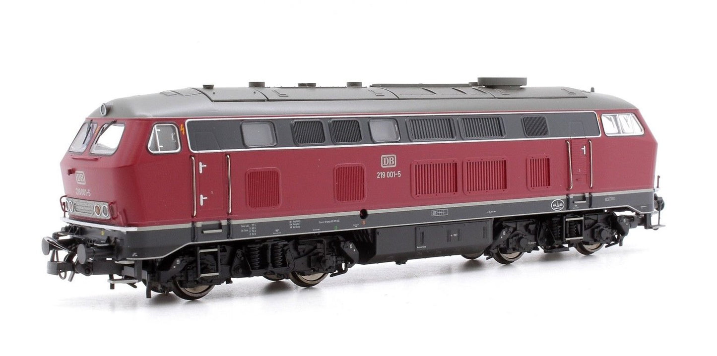Pre-Owned DB Class 219 001-5 Ep.IV Maroon Diesel Locomotive - DCC Sound