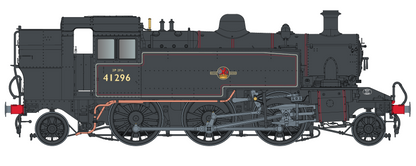 Ivatt Class 2 2-6-2T 41315 BR Lined Black Late Crest Steam Locomotive