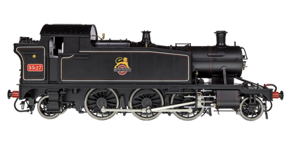 Class 55xx 2-6-2 BR Early Crest BR Lined Black 5527 Steam Locomotive