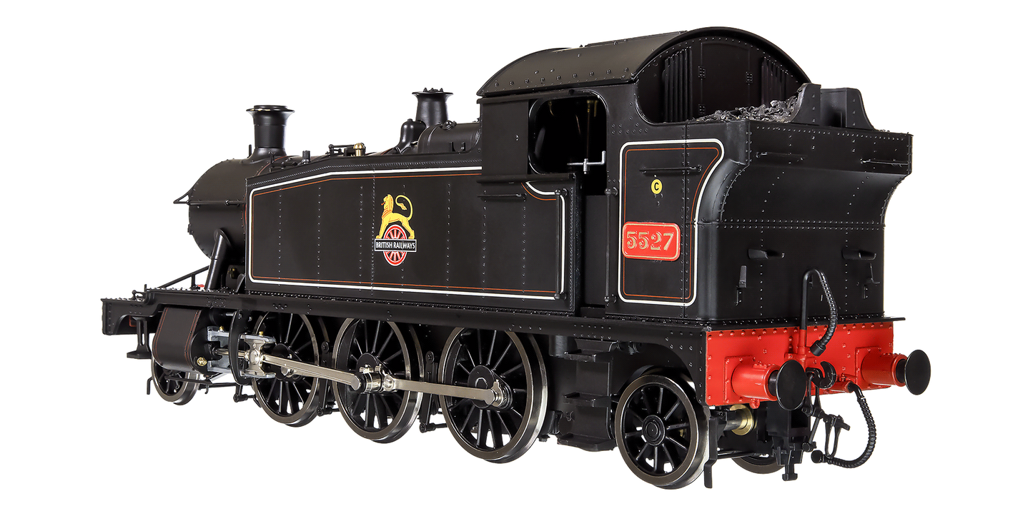 Class 55xx 2-6-2 BR Early Crest BR Lined Black 5527 Steam Locomotive