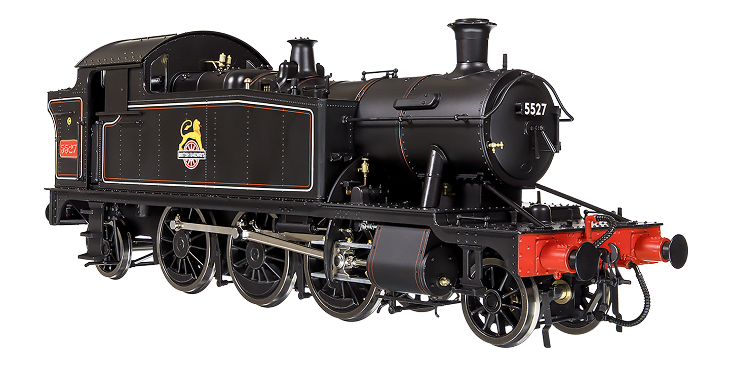 Class 55xx 2-6-2 BR Early Crest BR Lined Black 5527 Steam Locomotive