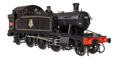 Class 55xx 2-6-2 BR Early Crest BR Lined Black 5527 Steam Locomotive