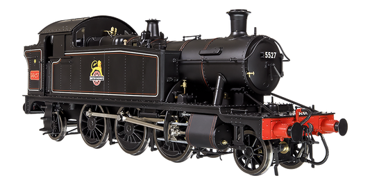 Class 55xx 2-6-2 BR Early Crest BR Lined Black 5527 Steam Locomotive