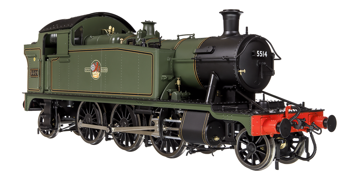 Class 55xx 2-6-2 BR Late Crest BR Lined Green 5514 Steam Locomotive - DCC Sound Fitted