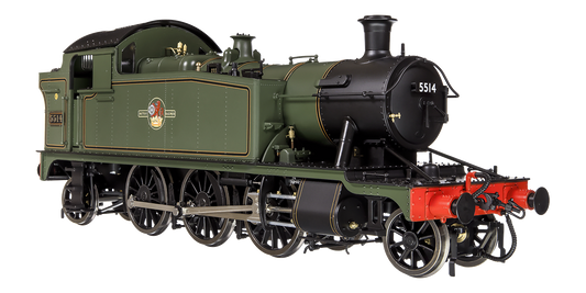 Class 55xx 2-6-2 BR Late Crest BR Lined Green 5514 Steam Locomotive - DCC Sound Fitted