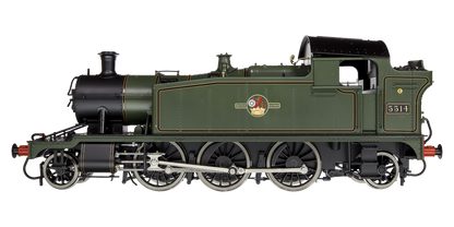 Class 55xx 2-6-2 BR Late Crest BR Lined Green 5514 Steam Locomotive - DCC Sound Fitted