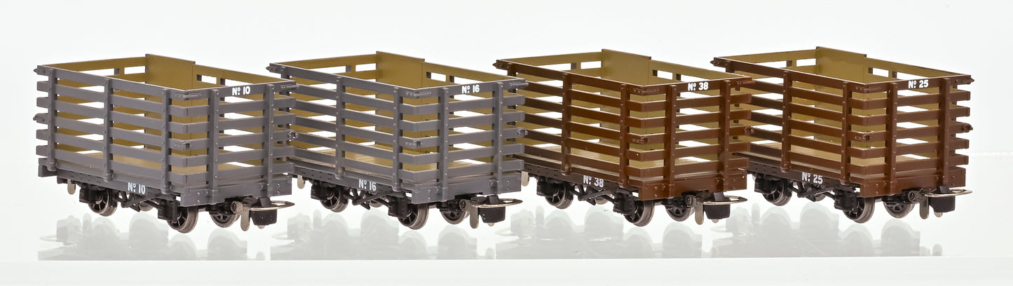 990601 Livestock Wagon - Plain Dark Grey No.10